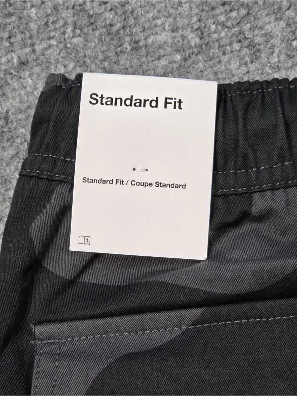 Jordan Men's Black & Gray Camo Cargo Pants Nike Air Jordan Chicago Trousers